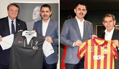 İBB Başkan Adayı Murat Kurum’dan Beşiktaş, Fenerbahçe ve Galatasaray’a ziyaret