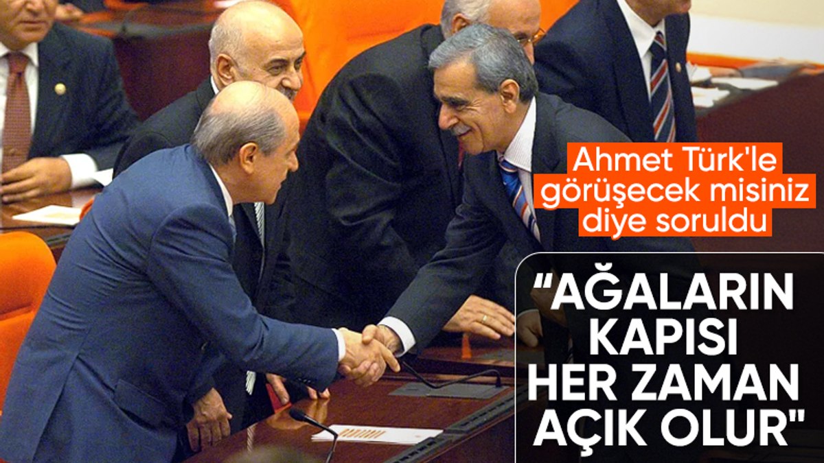 Devlet Bahçeli ile Ahmet Türk görüşecek mi? Peş peşe açıklamalar