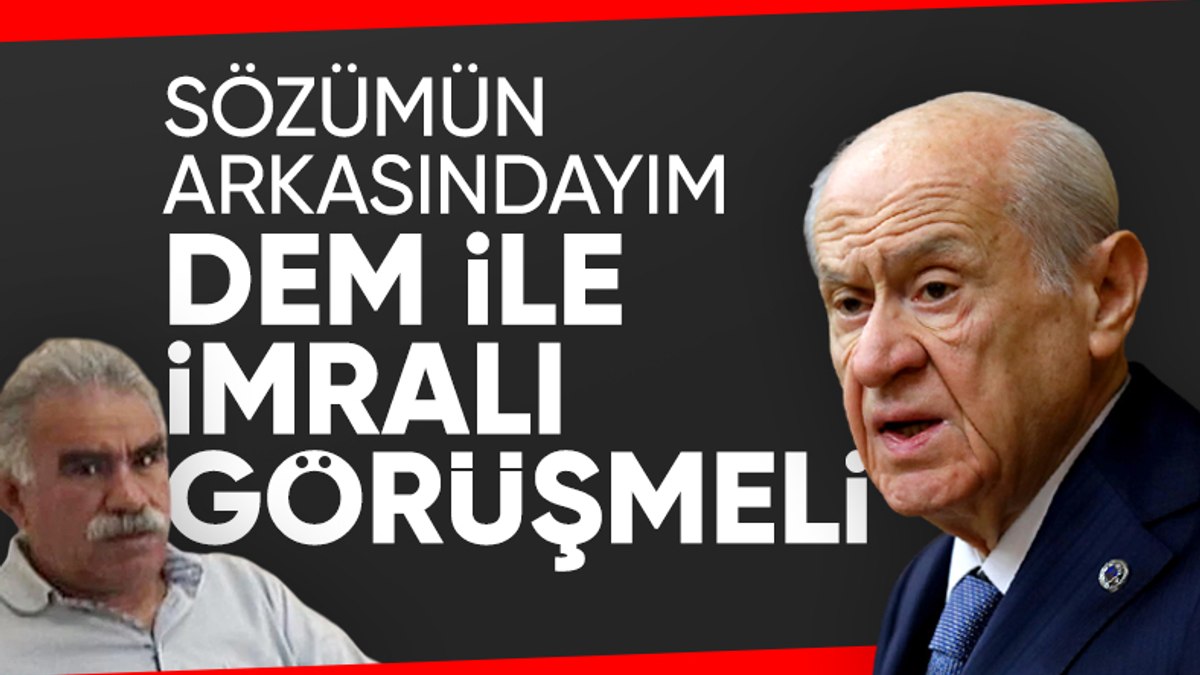 Devlet Bahçeli “Öcalan” çağrısını yeniledi