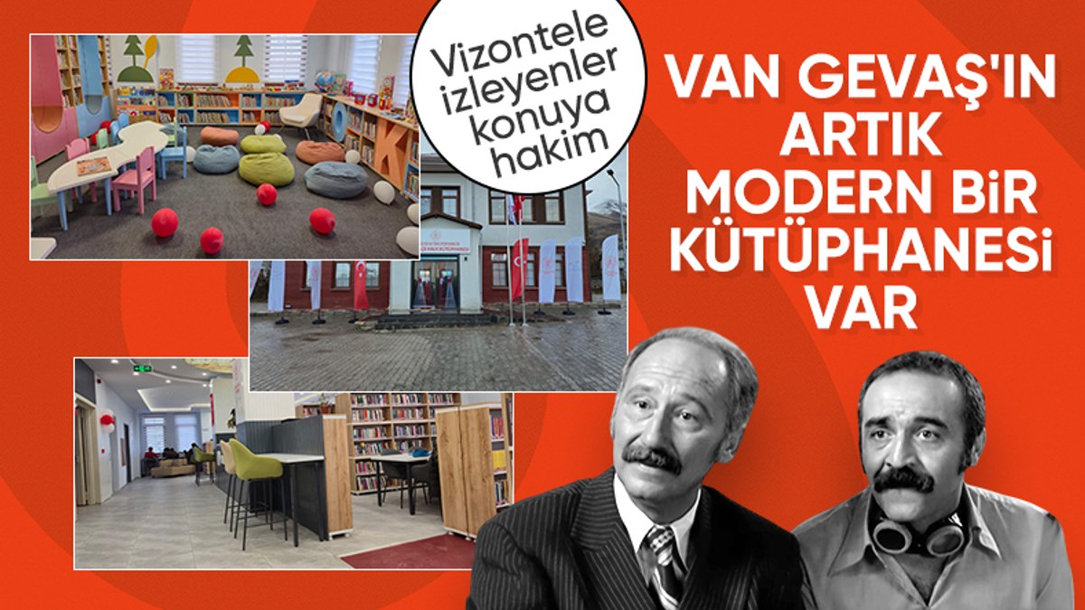 Van’da Gevaş İlçe Halk Kütüphanesi hizmete sunuldu