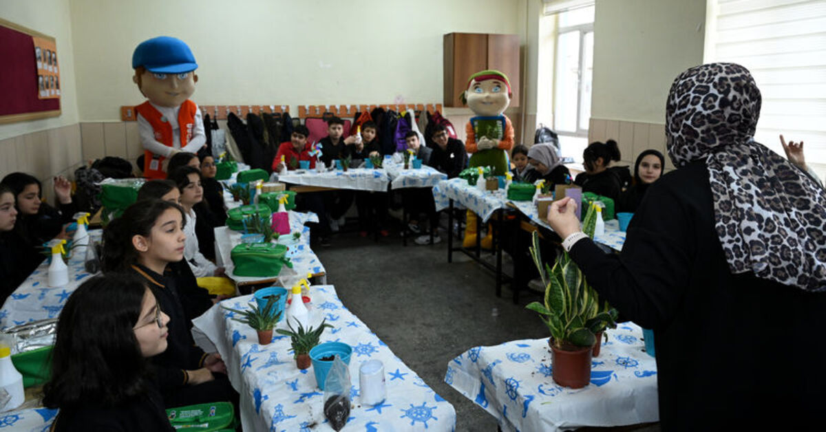Tarım şehri Konya’nın çocukları çiftçiliği öğreniyor