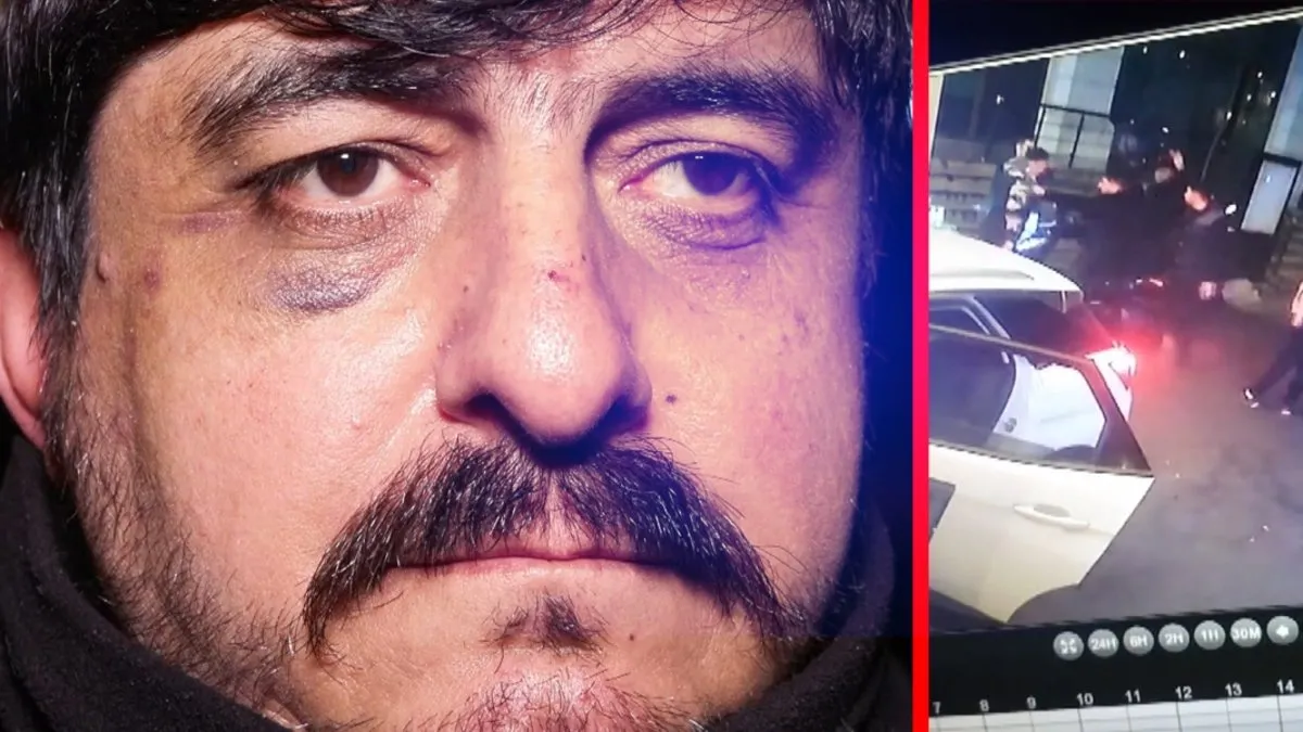 Motokurye kabusu yaşadı! 4 kişi dakikalarca darbetti!